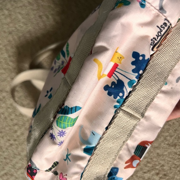 LeSporsac Pink Cat Cute Bag Shoulder Crossbody Small - Picture 7 of 7